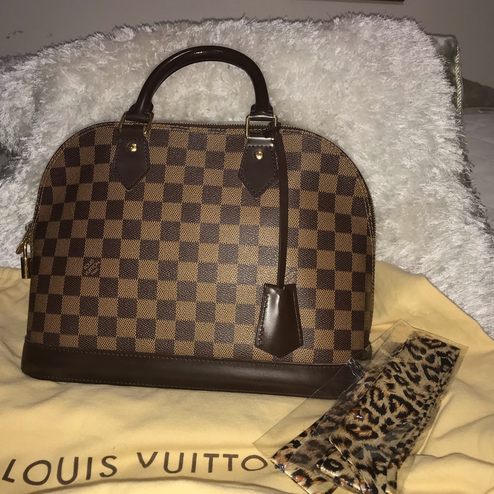 Louis Vuitton Alma Dameir Ebene PM size - Picture 2 of 15
